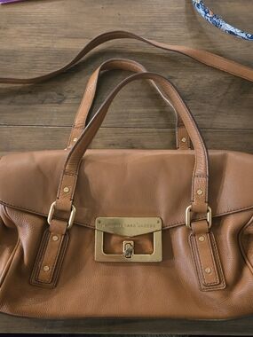 Marc Jacobs Tan Leather Satchel - Classic Tan Handbag